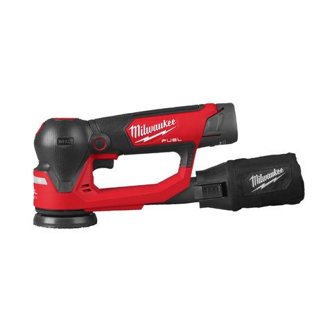 Aku excentrická bruska Milwaukee M12 FSDR75-202B 4933498233 - 3