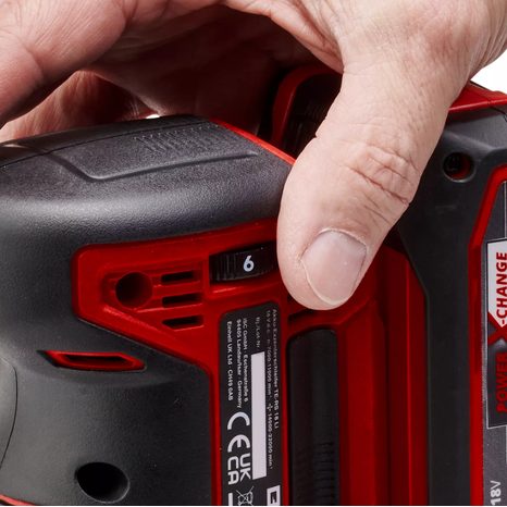 Aku excentrická bruska Einhell TE-RS 18 4462010 - 6