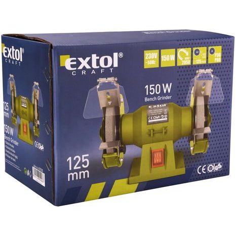 Elektrická dvoukotoučová stolní bruska EXTOL CRAFT 410120 - 2