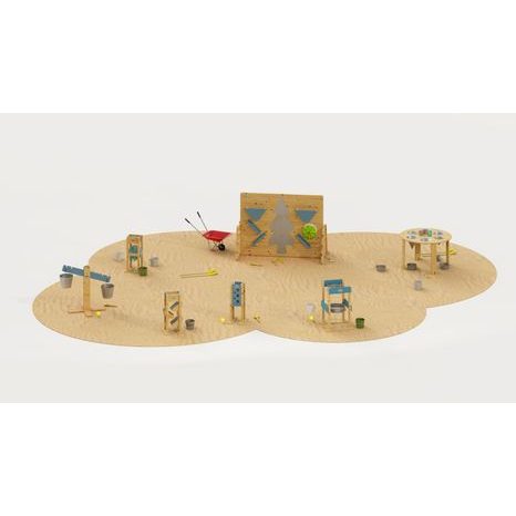 Dřevěný box na písek Classic World - 3