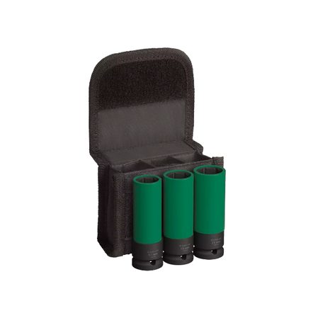 Sada prodloužených nástrčných hlavic Bosch PRO Impact 1/2" 3 ks 2608003033