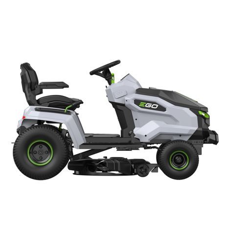 Aku zahradní traktor EGO TR4201E s výhozem do strany - 5