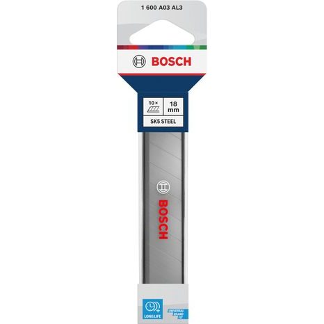 Náhradní odlamovací čepele Bosch 10ks 18mm 1600A03AL3 - 2
