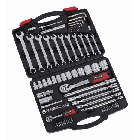 Gola sada 1/4", 1/2" 77 ks Kreator KRT500121