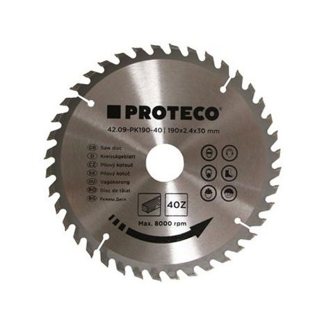 Pilový kotouč Proteco 42.09-PK190-40