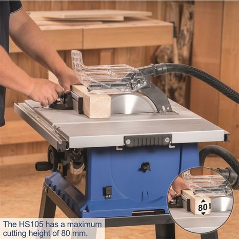 Elektrická stolní pila Scheppach HS 105 5901308901 - 14