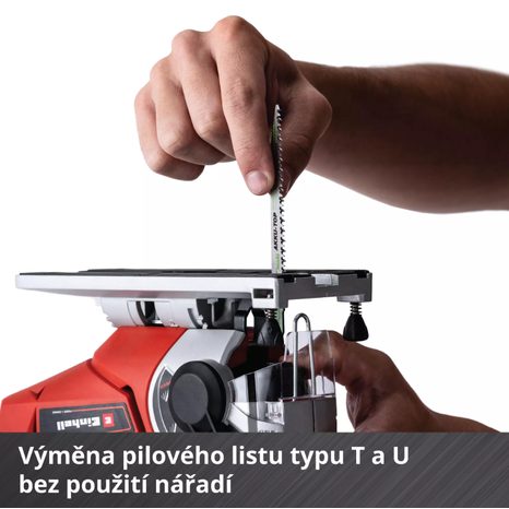 Aku přímočará pila Einhell TE-JS 18/80 Li-Solo 4321200 - 7