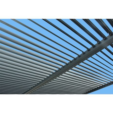 Bioklimatická pergola Riwall PRO RMBP 13 x 10 antracit 4x3m - 4