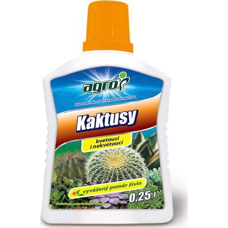 Kapalné hnojivo pro kaktusy 0,25 l Agro 000538