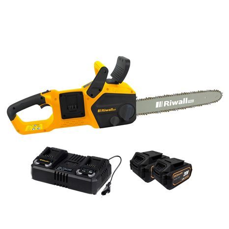 Aku řetězová pila Riwall PRO RACS 4020i SET