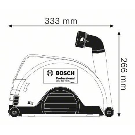 Kryt odsávací Bosch GDE 230 FC-S 1600A003DL - 3