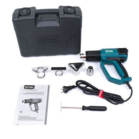 Elektrická horkovzdušná pistole EXTOL INDUSTRIAL 8794800 - 9