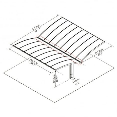 Propojovací set Palram Arizona 5000 EZ Link Kit - 2