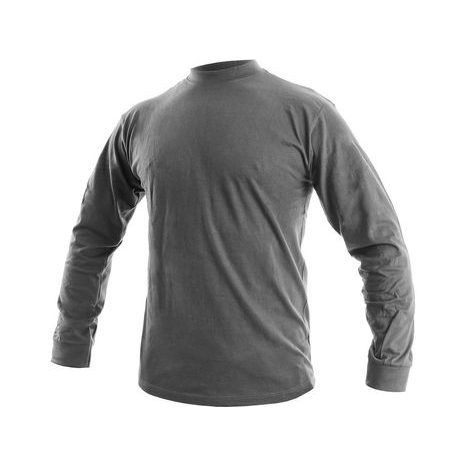 Pánské tričko s dlouhým rukávem PETR, šedé