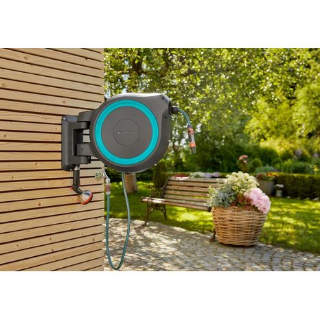 Nástenný box na hadicu Gardena RollUp XL tyrkysový 18630-20 - 9