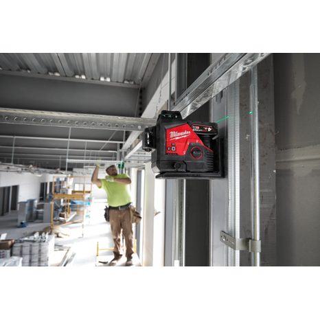 Aku čárový  laserový měřič Milwaukee M12 3PL-0C 4933478103 - 6
