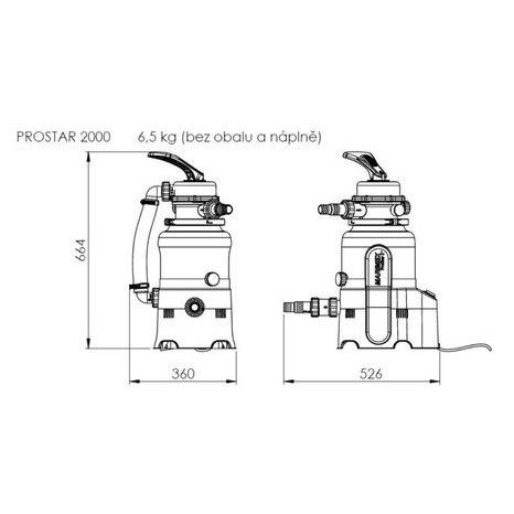 Písková filtrace Marimex ProStar 2000 10604331 - 2