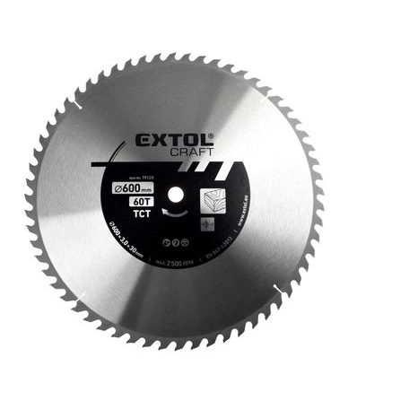 Pílový kotúč EXTOL CRAFT 600 mm 60T 19128