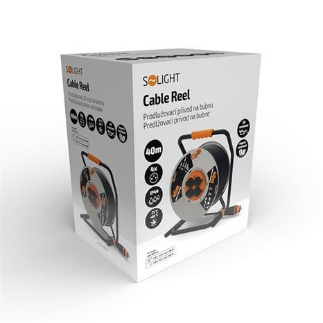 Venkovní prodlužovací kabel SOLIGHT buben 40m, 3x2,5mm² PB43 - 8