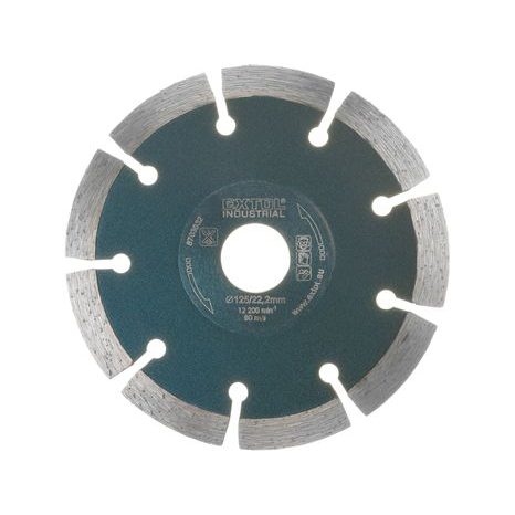 EXTOL INDUSTRIAL 8703032 - kotouč diamantový řezný segmentový Grab Cut, suché řezání, 125x22,2x2,2mm