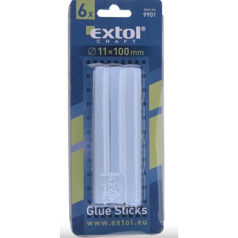 Tavné tyčinky EXTOL CRAFT transparentní 9901 - 2