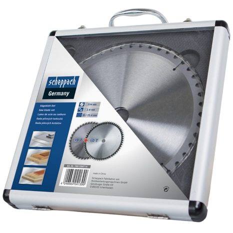 Pilový kotouč Scheppach 254 mm sada 7901200714 - 2