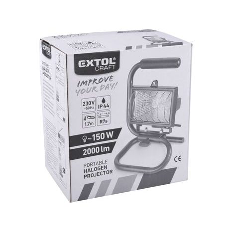 EXTOL CRAFT 82788 - světlo halogenové přenosné s podstavcem, 120W, svítivost jako 150W - 2