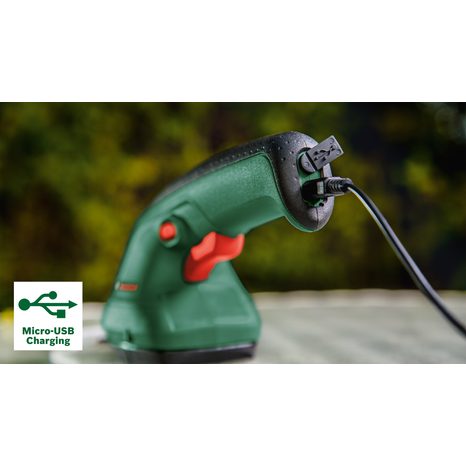 Aku nůžky na keře a trávu Bosch EasyShear 0600833303 - 2