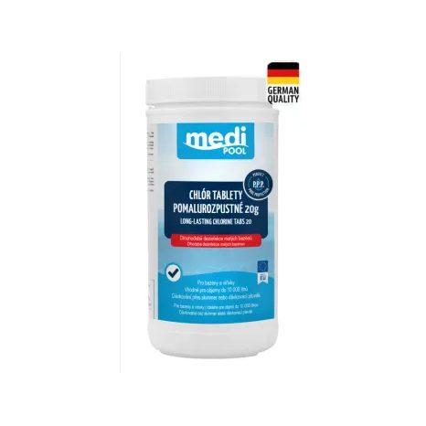 Pomalurozpustné tablety mediPOOL 20g 1,0 kg - 2