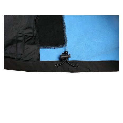 Pánská sofshellová bunda DURHAM, černo-modrá - 3