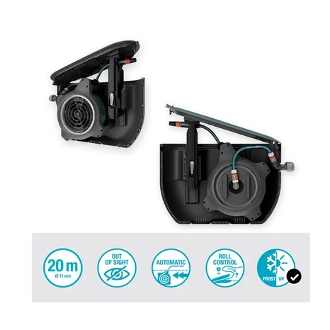 Podzemní box na hadici Gardena RollUp 18650-20 - 2