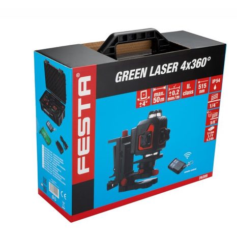Aku křížový laserový měřič FESTA 4x360 26205 - 10