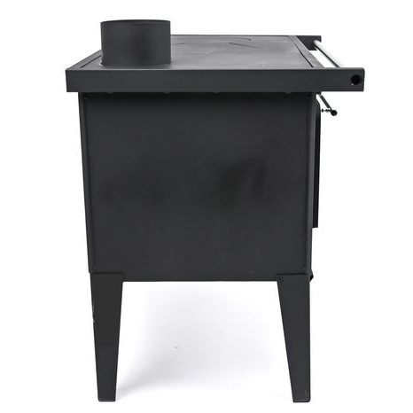 Sporák s troubou na tuhá paliva ZVEZDA NARODNA SP GLASS, levá - 4