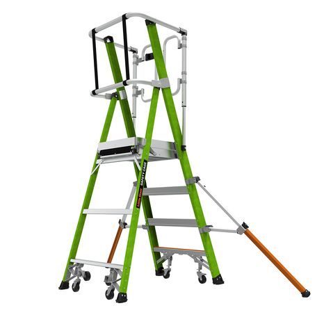 Bezpečnostní skládací žebřík LittleGiant Safety Cage 2.0 M4 19704EN - 2