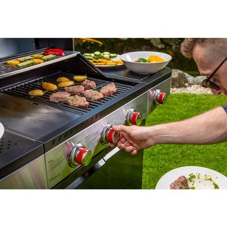 Poškozeno - Plynový gril 3 hořáky FIELDMANN FZG 3013 - 18