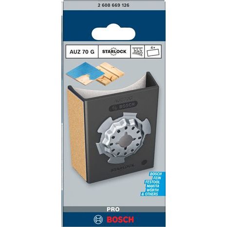 Brusná deska na profily Bosch PRO AUZ 70 G 70 x 65 mm 2608669126 - 2