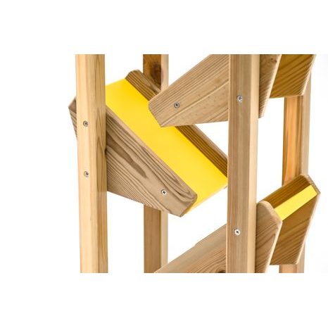 Dřevěná skluzavka na písek žlutá Classic World - 4