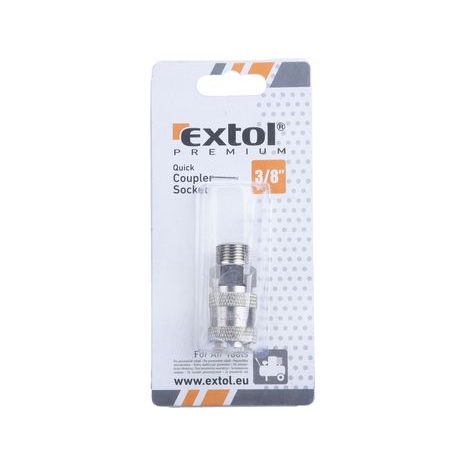 EXTOL PREMIUM 8865112 - rychlospojka vzduchová zásuvka s vnějším závitem, G-3/8" - 2