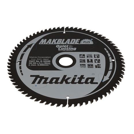 Pilový kotouč Makita MAKBLADEplus 255 mm 72T B-32596