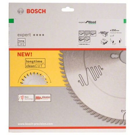 Pilový kotouč Bosch Expert for Wood 250 mm 22T 2608642502 - 2