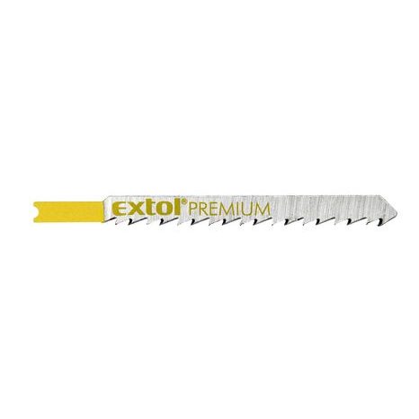 EXTOL PREMIUM 8805509 - plátky do přímočaré pily 5ks, 75x4,0mm, HCS