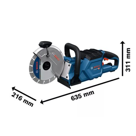 Aku rozbrušovací pila Bosch GCS 18V-230 06013B0000 - 2