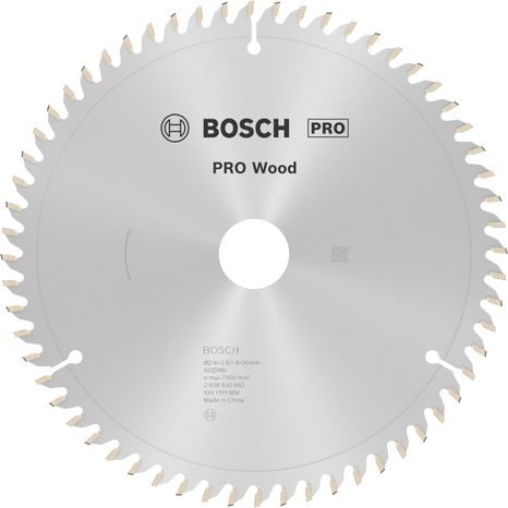 Pilový kotouč Bosch PRO Wood 216 mm 60T 2608640642
