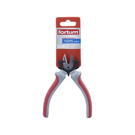 FORTUM 4770402 - kliešte štiepacie bočné pre elektroniku, 125mm - 2