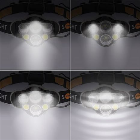 Čelovka nabíjecí SOLIGHT 550lm WN35 - 3