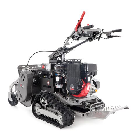 Benzínová cepová kosačka s pásmi Weibang WB GT6813-TE - 8