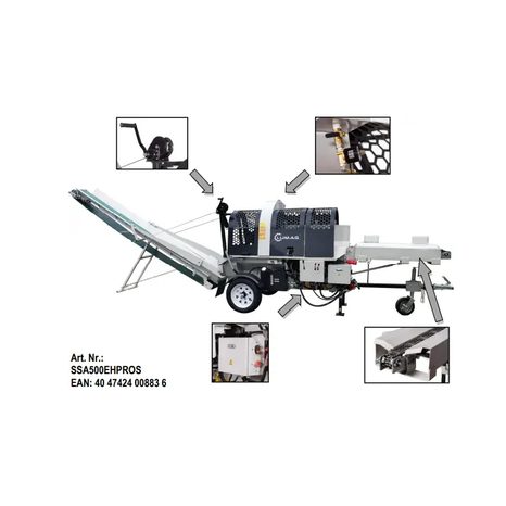 Kombinovaný štípací automat Lumag SSA 500EHPRO-SZ - 4