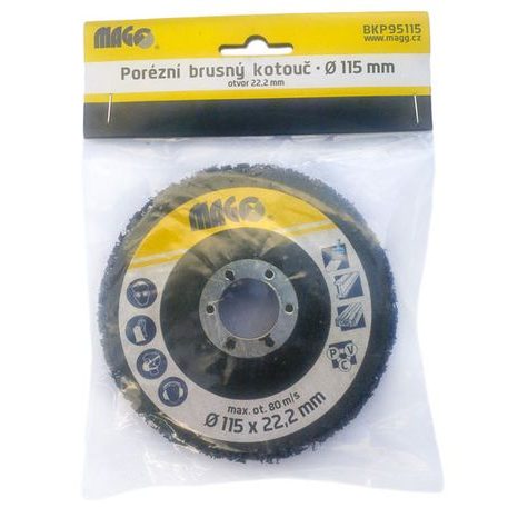 Porézní brusný kotouč MAGG 125x22,2mm - 2