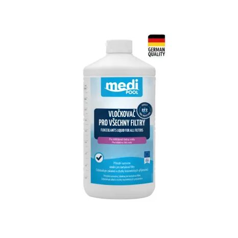 Vločkovač tekutý pro všechny filtry mediPOOL 1,0 l - 2