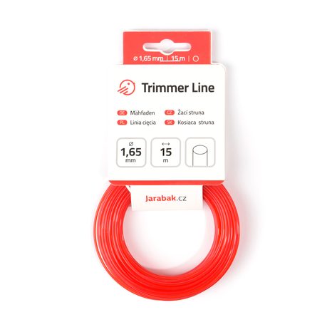 Žací struna Jarabák kulatá 1,65 mm x 15 m